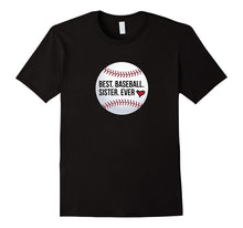 Sister Baseball Shirt Best Girl Ever W Ball N Heart T Shirt