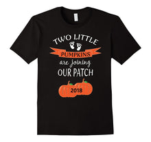 2018 Cute Twins Pregnancy Announcement Shirt Couples Baby