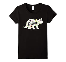 Mimi Triceratops Flower Shirt Gift for Grandparent Day