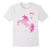 Kids 7th Birthday Unicorn Gift T-Shirt for 7 Year Old Girls