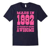 25th Birthday Gift Idea 25 Year Old Boy Girl Shirt 1992