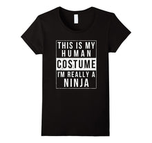 Ninja Halloween Costume Shirt Funny Easy for Boys Men Adults