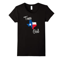 Texas Girl T-Shirt State Flag Distressed Gal Vintage Shirt
