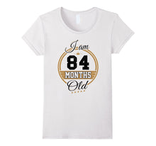 Funny Vintage 7th Birthday T-Shirt I'm Months Old Gift
