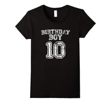 10th Birthday Sports Jersey T Shirt - 10 Year Old Boy Tee
