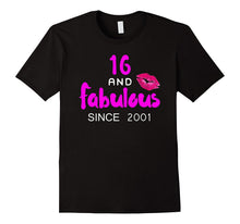 16 and Fabulous Since 2001 - Girls Shirts Sweet Sixteen