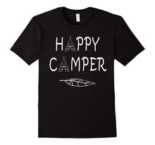 Happy Camper Shirt - Camping T-Shirt Teepee Leaf Tee