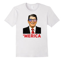 'Merica Ronald Reagan Patriotic Sunglasses USA Funny T-Shirt