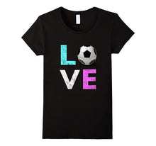Girls Love Soccer Best Fun Birthday Gift TShirt