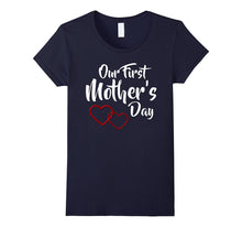 Cute Our First Mother's Day Lovely Hearts Shirt