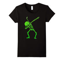 Halloween Dabbing Skeleton Hockey Dab T-Shirt