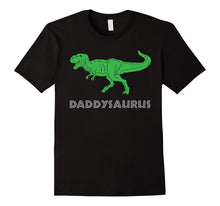 Mens Daddysaurus T-Rex Dinosaur T-Shirt, Daddy Dad Dino Funny