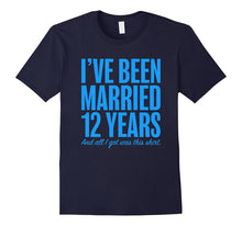 12 Years Married Anniversary 12th Year Wedding Gift T-Shirt
