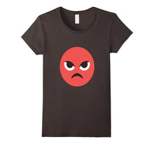 Angry Emoji T-Shirt Mad Upset Evil Red Steaming Pissed Off