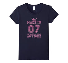 10th Birthday Gift Made in 2007 Awesome Pink T-Shirt