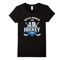 19th Wedding Anniversary T-Shirt Hockey Couple Gift Tee