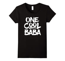 One Cool Baba T Shirt - Grandfather Dad Gift Tee