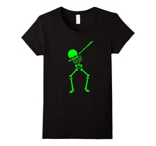 Glow Party Supplies - Halloween Dabbing Skeleton Tshirt