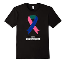 Ribbon Support Daughter Thyroid Cancer Awareness Shirt