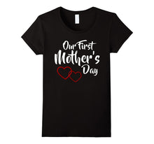 Cute Our First Mother's Day Lovely Hearts Shirt