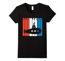 Retro RWnB Submarine Silhouette T-Shirt