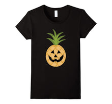 Funny Hipster Pineapple Jack-O' Lantern Halloween Shirt