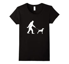 Bigfoot Fun Weimaraner Shirt Funny Cute Sasquatch Dog Gift