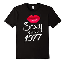 40th Birthday Gift Women Tshirt Sexy Since 1977 40 Year Old