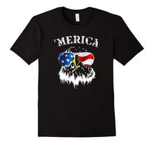 Merica Eagle 4th of July USA Flag Sunglasses T-Shirt