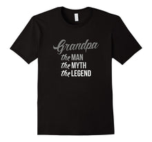 2017 Grandpa the Man Myth Legend Shirt Papa Father Grand Dad