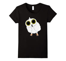 Curious Cute Little Snowy Owl Look Out T-Shirt