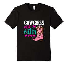 Cowgirls Are Cuter Western Girl Country Themed T-Shirt