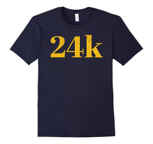 24k T Shirt - Distressed Gold Tshirt