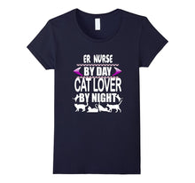 ER Nurse Cat Lover T Shirt Nurses Novelty Gift TShirt