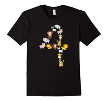 Safari Animals Birthday T-Shirt for 4 Year Old Girls Boys