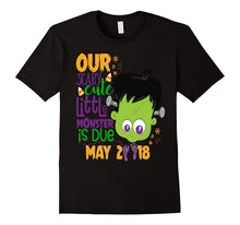 Halloween Pregnancy Shirt Our Cute Monster Due May 2018 Dad