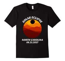 North Carolina Solar Eclipse T-Shirt Retro NC Mountain Shirt