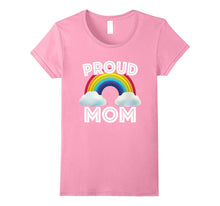 Proud Mom of LGBT Gay Ally Community Rainbow T Shirt