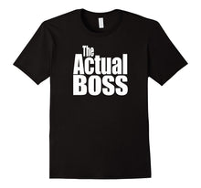 Funny Matching Coordination Family the Actual Boss Tshirts