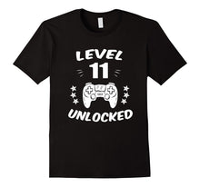 Level 11 Unlocked Gamer Shirt 11 Yrs Old Bday 11th Birthday