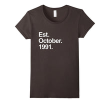 Est October 1991 Shirt Awesome 26th Birthday Gifts TShirt