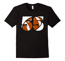 55th Birthday Football Number T-Shirt