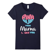 Pink or Blue Mama Loves You Baby Gender Reveal T-Shirt