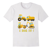 Boys' Constructions Diggers and Trucks T-Shirt for Toddlers