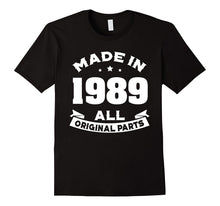 28th Birthday T-Shirt 28 Years Old Gift Tee Made in 1989