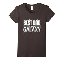 Best Dad in Galaxy Shirt Father's Day Tees Space