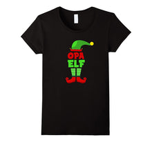 Opa Elf T Shirt - Funny Holiday Christmas Gift Tee