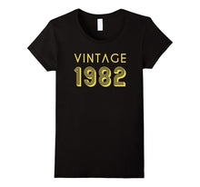 35th Birthday Gift Shirt Cool Vintage Retro 35 Year Old 1982