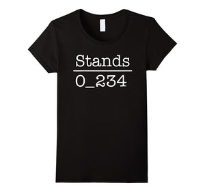 "No 1 Under Stands" Funny Riddle T-Shirt