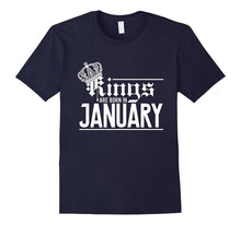 Kings Are Born in January Birthday Shirt